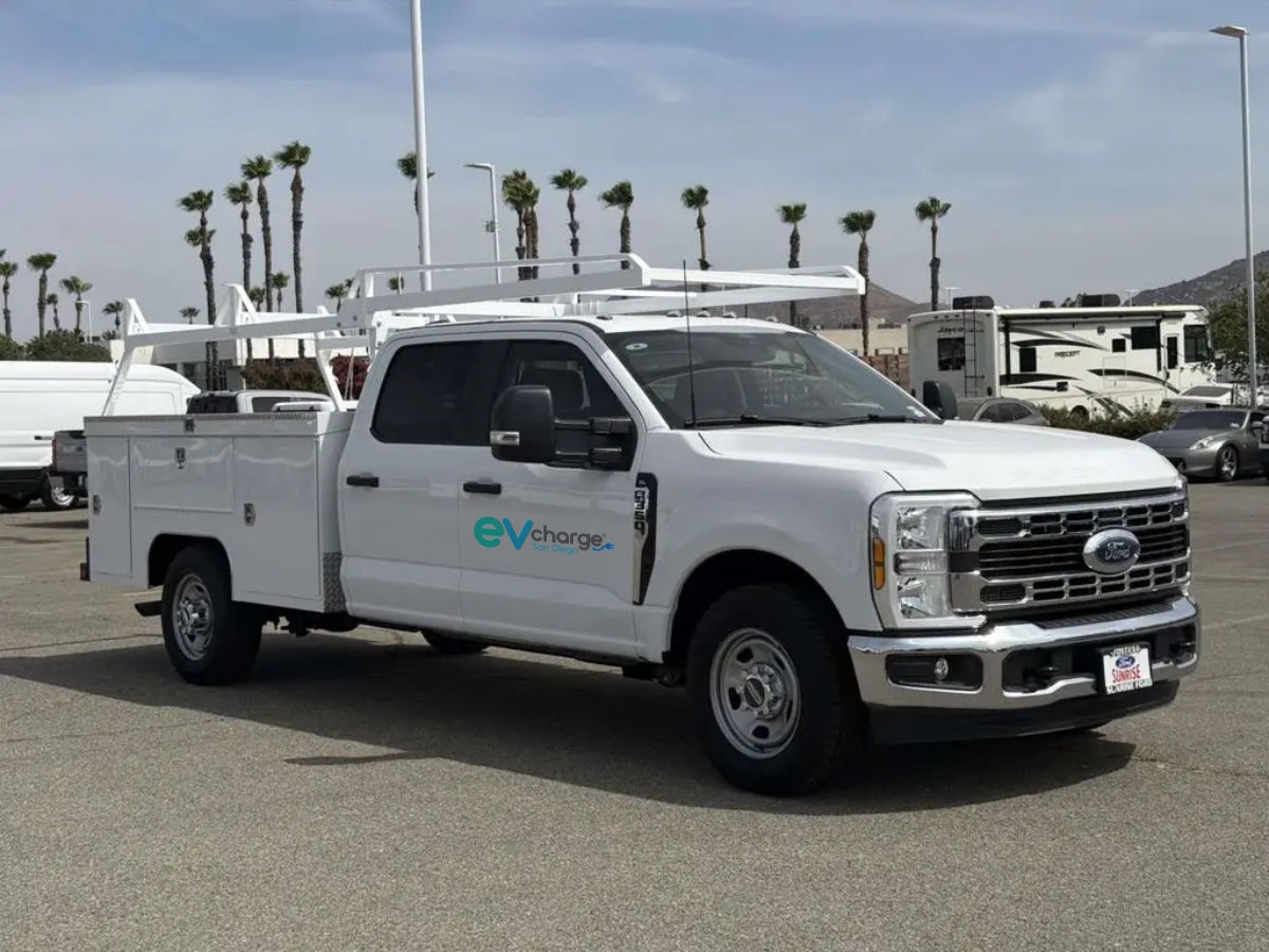 EV Charge San Diego service truck